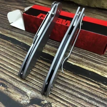 OEM Качество 1660 D2 лезвие черный 6061-T6 стальная ручка с 8CR13MOV лезвие Тактический складной нож Походный карманный нож EDC инструменты