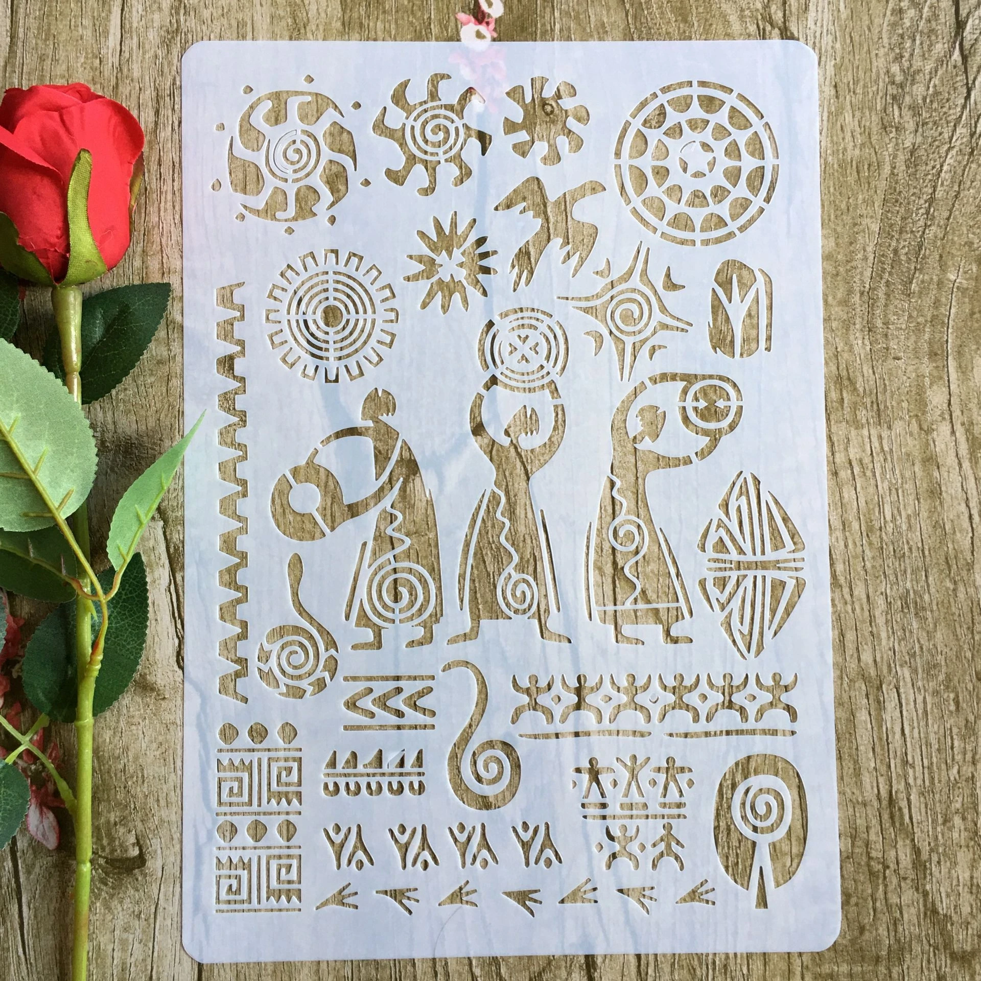

Egyptian hieroglyph A4 29*21cm DIY Stencils Wall Painting Scrapbook Coloring Embossing Album Decorative Paper Card Template