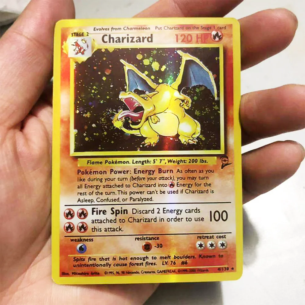 TOMY 5PCS/Set The first generation of flash CARDS, fire-breathing dragon, GAME CARDS, children's desktop versus toys