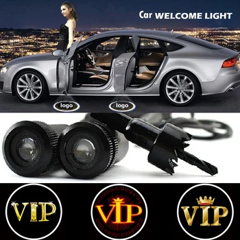 

2 X volkrays Car Door Light Laser Welcome Ghost Shadow Projector VIP Logo Light for Renault Volkswagen Polo Golf Skaoda Kia