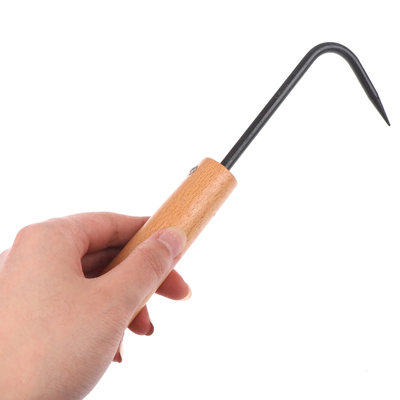 

Bonsai tools hook wooden handle carbon steel hook robust very firm and durable