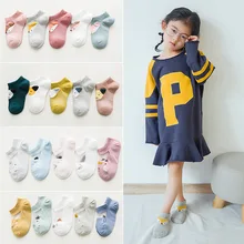 Г. Весенне-летние новые стильные тонкие хлопковые сетчатые Дышащие Детские носки с животными короткие носки с милыми рисунками для малышей