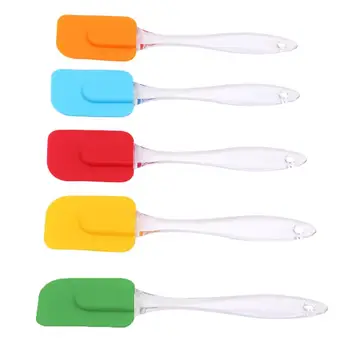 

1Pc Pastry Tools Silicone Spatula Baking Scraper Cream Butter Handled Cake Spatula Cooking Cake Brushes Kitchen Utensil Brushes