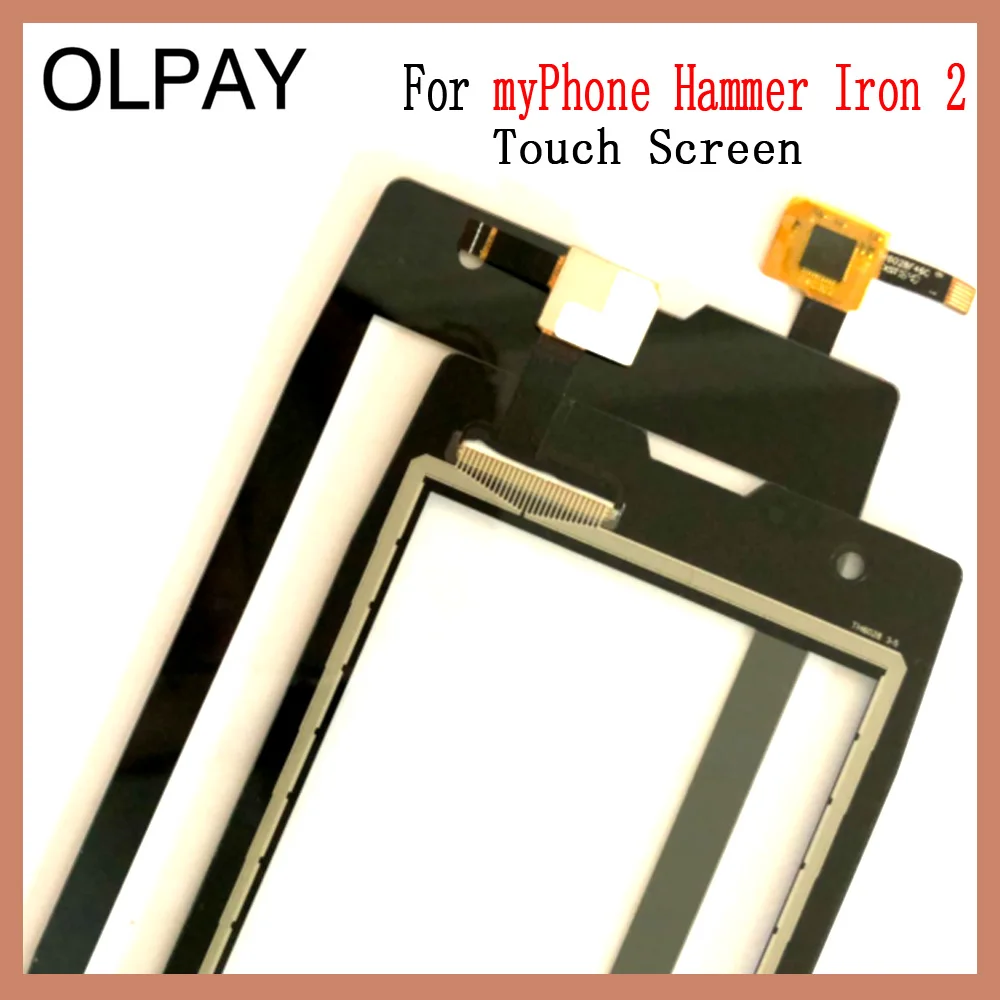 Дигитайзер сенсорного экрана мобильного телефона 4,0 дюйма для myPhone Hammer Iron 2 Сенсорное стекло Сенсорные инструменты Бесплатный клей и салфетки