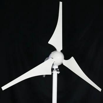 

China Factory 800W 12v 24v 48v Horizontal Axis Wind Turbine Generator With Controller For Home Use Windmail