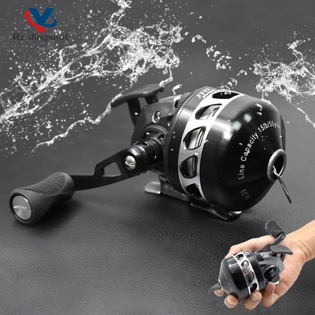 Metal Fishing Reels Speed Ratio 3.6:1 Used for Slingshot Catapult Bow  Accessories Outdoor Hunting Shooting Sports Fish Game New - AliExpress