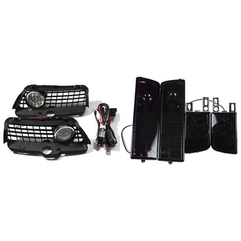 

for Mk3 Golf Jetta 1992-1998 Led Drl Driving Fog Light & Front Bumper Smoke Lens Fog Light for Golf Jetta Mk3 1993-1998