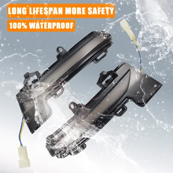 

Mirror Light For Skoda Octavia Mk3 5E 2013 2014 2015 2016 2017 2018 Car-Stying Rear Mirror LED Turn Signal Indicator Light Lamp