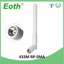 433MHz Антенна 3dbi RP-SMA разъем 433 mhz antena резиновая антенна 433 m антенна для беспроводного гидрометра газометр Lorawan Emeter