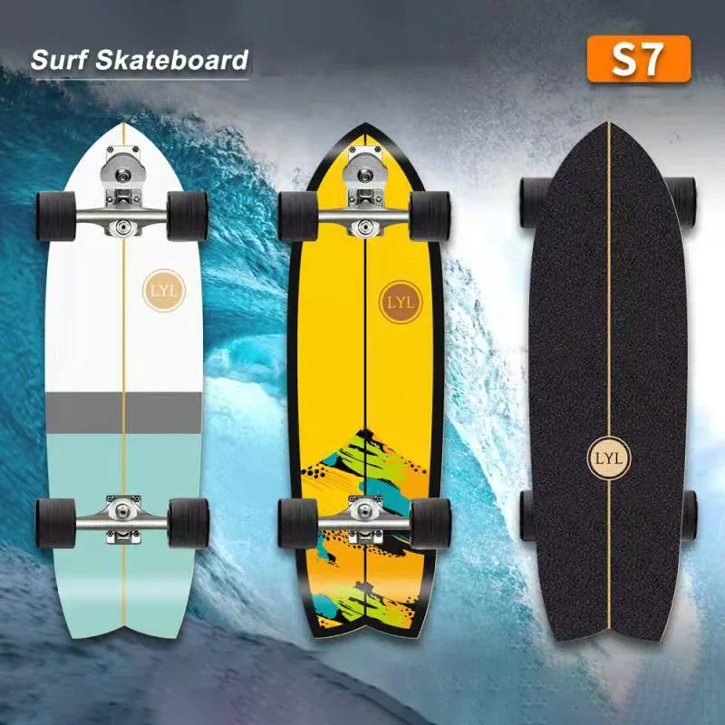 

Новинка 2021, 78 см, профессиональный скейтборд CX4 Carver Surf Land, высокогладкий кленовый Профессиональный Land Surfboard, большая рыболовная доска