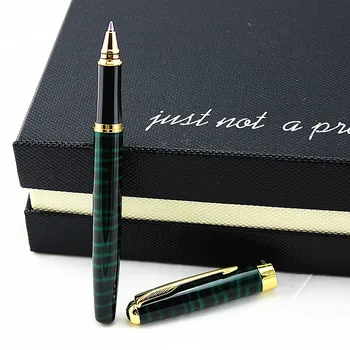 

Baoer Luxury Gold Rollerball Pen with Golden Clip Smooth Metal Ballpoint Pen for Student School Supplies Free Shipping