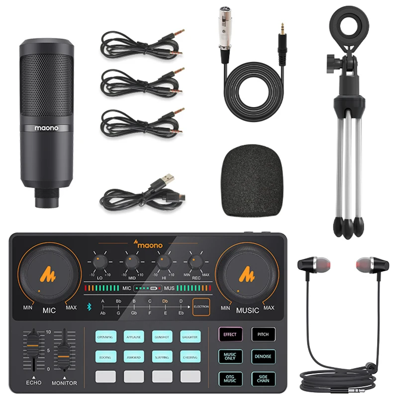 Maono Caster Am200-s1 Full Staff Microphone Mixer