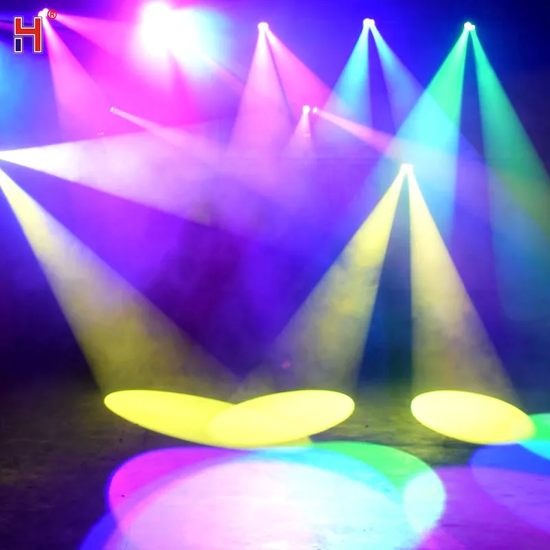Светодиодные точечные Мини Moving головной светильник 60 Вт Dmx Dj 8 gobos эффект с 3 уход