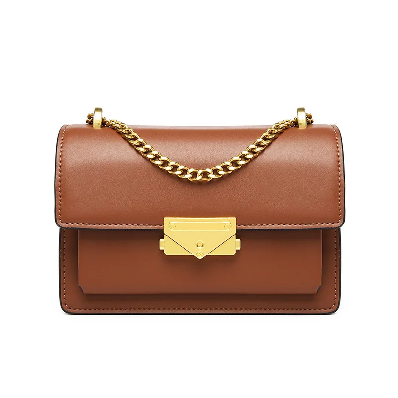 

2019 New Style Fashion WOMEN'S Leather Bags Trend Crossbody Bag Multilayer Boutique Retro Multilayer Chain Square Sling Bag