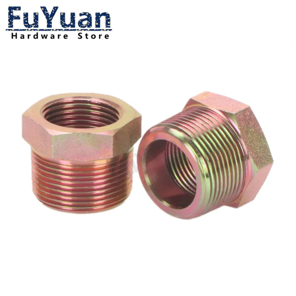 

2pcs Metric Hydraulic Tubing Inner Tooth Plugs Cap Bulkhead Metric Thread M14 M16 M18 M20 M22 M24 M27x1.5 oil nut plug