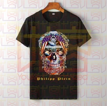 

Retro Philiip Plein T-shirt Cotton Graphic shirt Unoficial Stone-Island T-Shirt Hip Hop Novelty Men Brand Clothing T-Shirt