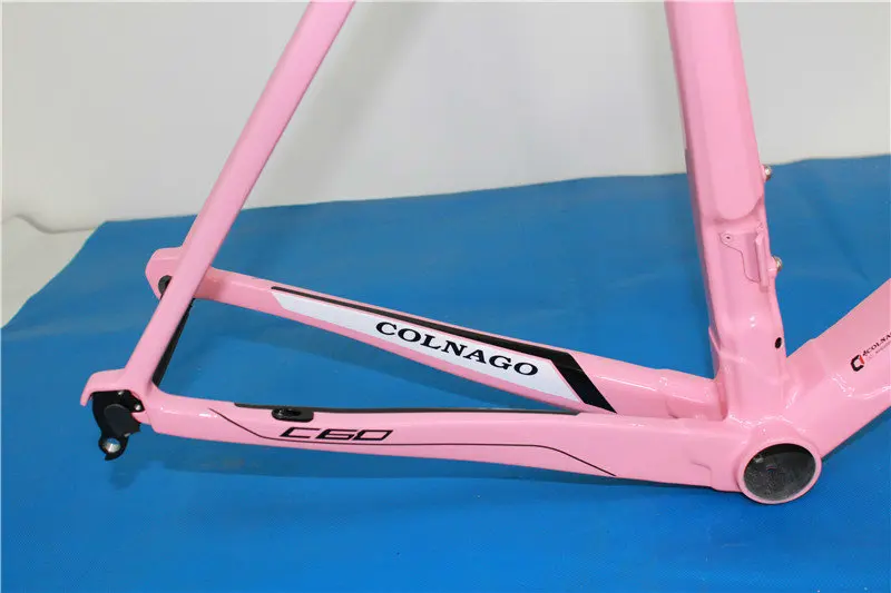 Colnago розовый C60 C64 карбоновый дорожный велосипед с R7000 R8000 Groupset белый Карбон 50 мм Колесная