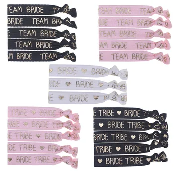 

10+1pc Wedding Decoration Bracelet Bride To Be Bridal Shower Bachelorette Party Supplies Wedding Decor Bridesmaid Team Hen Party