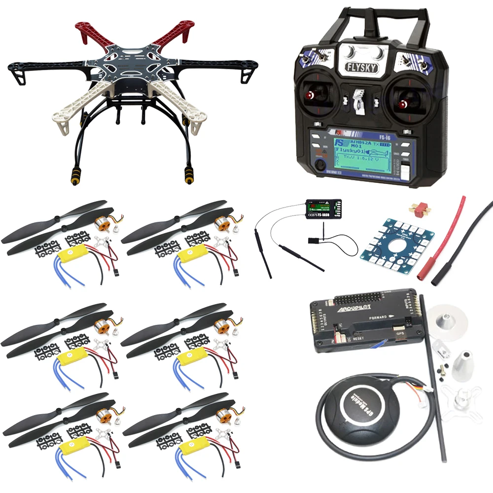 DIY F550 Helicopter Frame kit w/ APM2.8 Flight control 7M GPS 2212