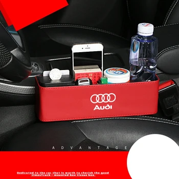 

1pcs Car Seat Crevice Storage Box Cup Drink Holder Organizer Pocket Stowing Phone Pad For Audi b5 b6 b7 b8 A3 A4 A4L A5 A6L C5