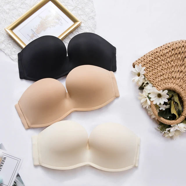 Women Silicone Bands Strapless Seamless Lift Ultimate Bra 6