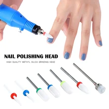 7 шт. профессиональная практичная дрель для ногтей керамика Вольфрамовая сталь Сплав биты Шлифовальная головка для ногтей WH998