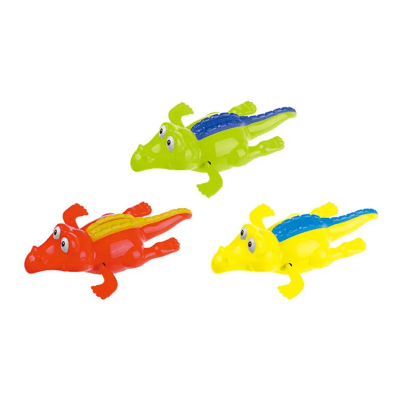 Новое животное, черепаха, дельфин, детский душ, детская игрушка для купания, плавательный бассейн, аксессуары, детская игра в воде, 1 шт., разные цвета, игрушки для ванной - Цвет: Crocodile 1PC