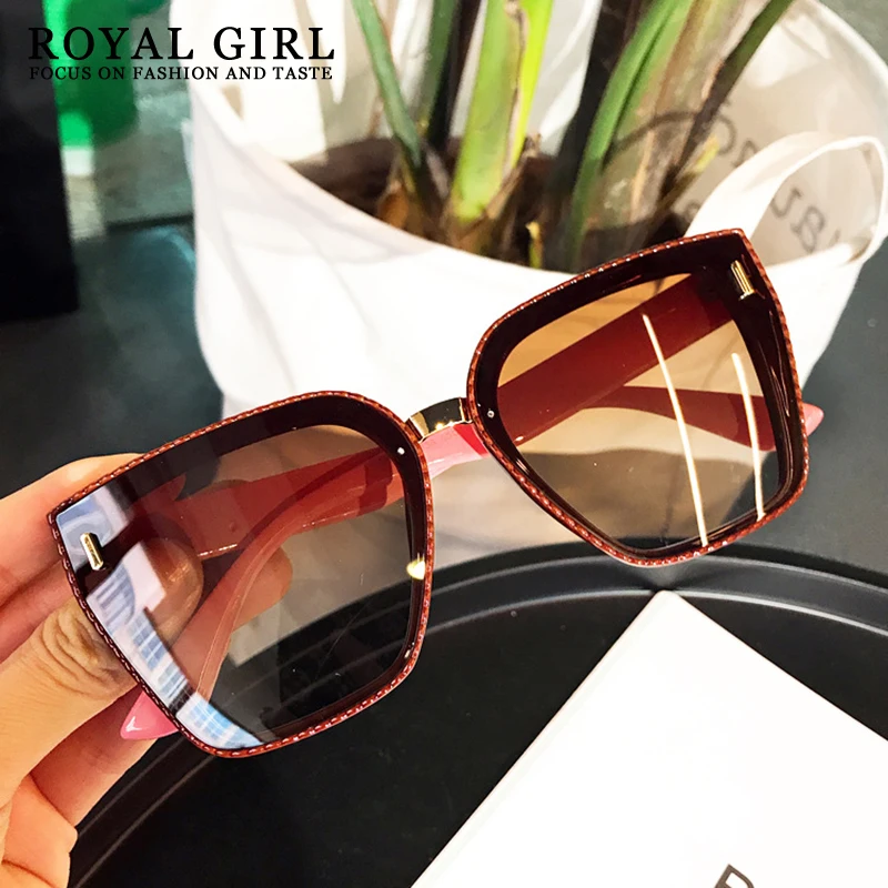 Солнцезащитные очки ROYAL GIRL ss512 женские винтажные поляризационные в квадратной