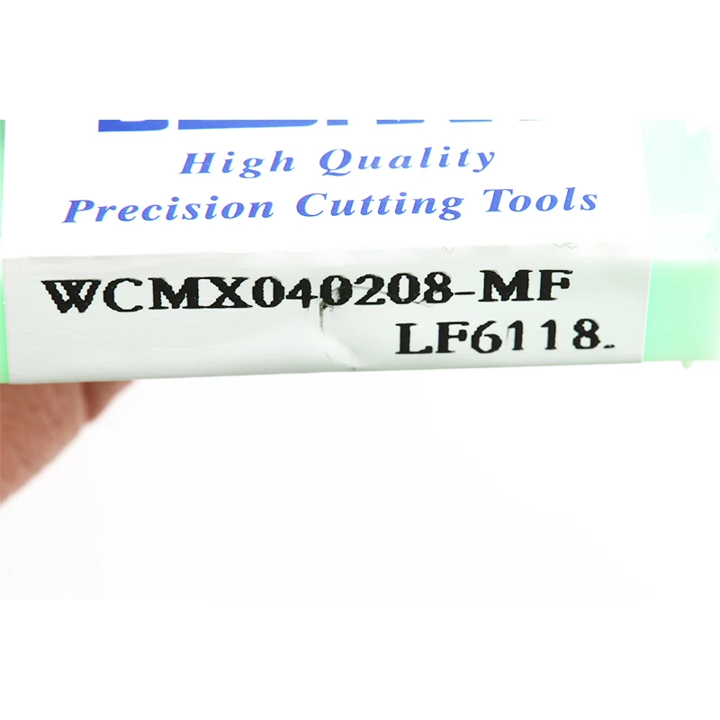 

10PCS WCMX040208 WCMX030208 MF LF6118 Turing Tool CNC U Drill Inserts For WC Type U-Drilling