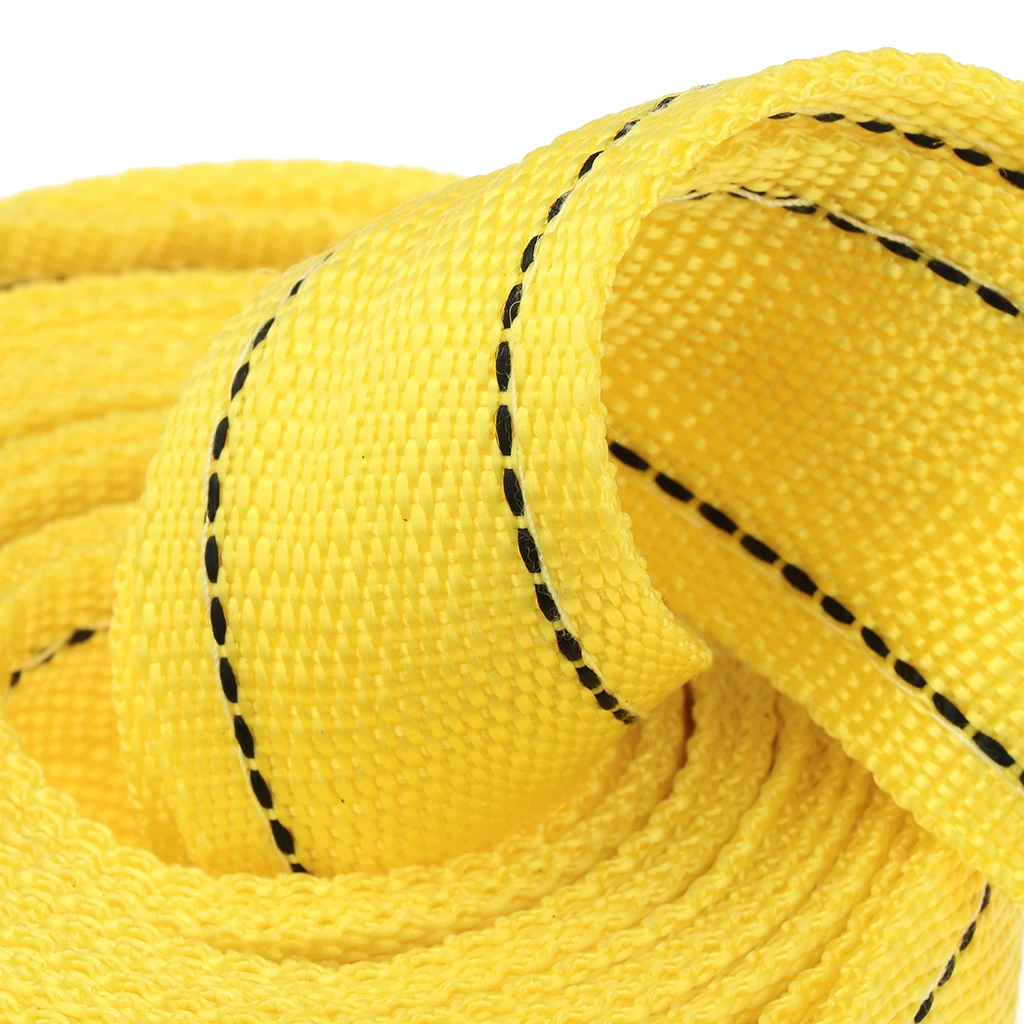 Towing Strap Tow Rope Nylon Trailer Belt 4M 5 Tons Heavy Duty Road Recovery