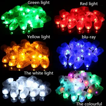 

10Pcs Mini Small LED Lamps Balloon Light No Lines Luminous Lantern For Latex Balloons Lanterns Christmas Wedding Party Light
