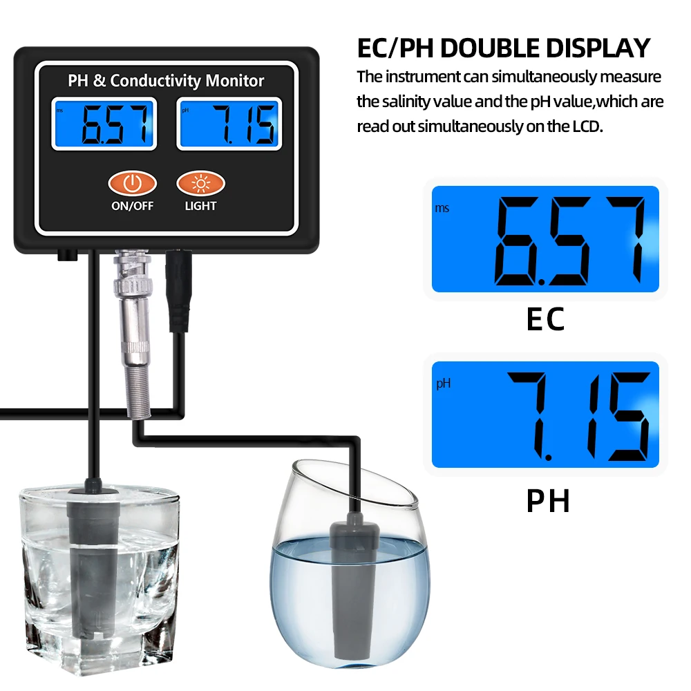 Water - Meter - PH - EC - for - Aquarium