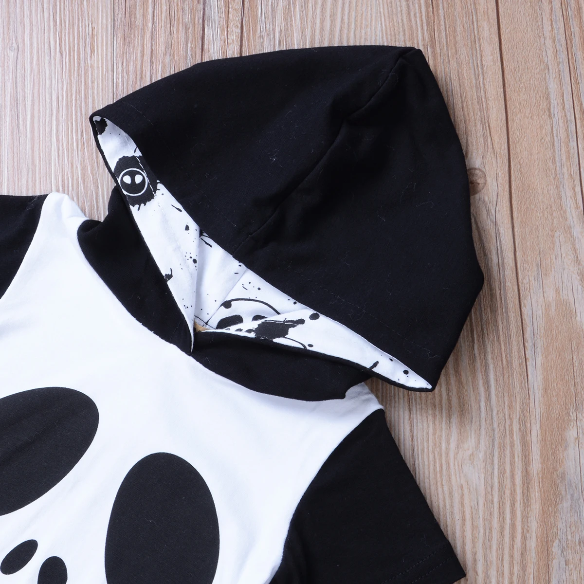 Halloween Costume Newborn Baby Boy Clothes Long Sleeve Hoodies Romper Jumpsuit Festival Outfit 0-24M