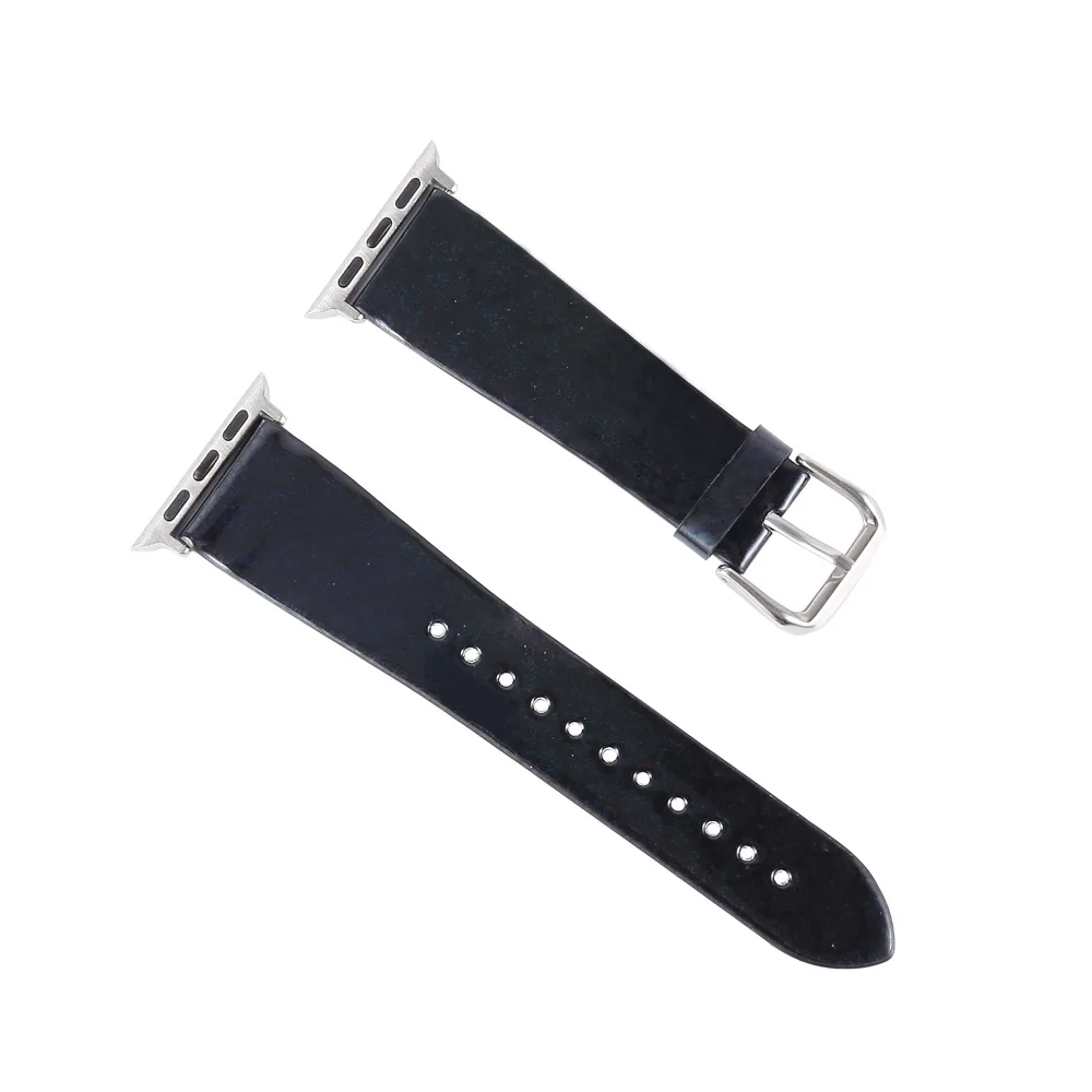 Ремешок из натуральной кожи для apple watch 5 4 band браслет iwatch 44 мм 40 5/4/3/2/1 аксессуары