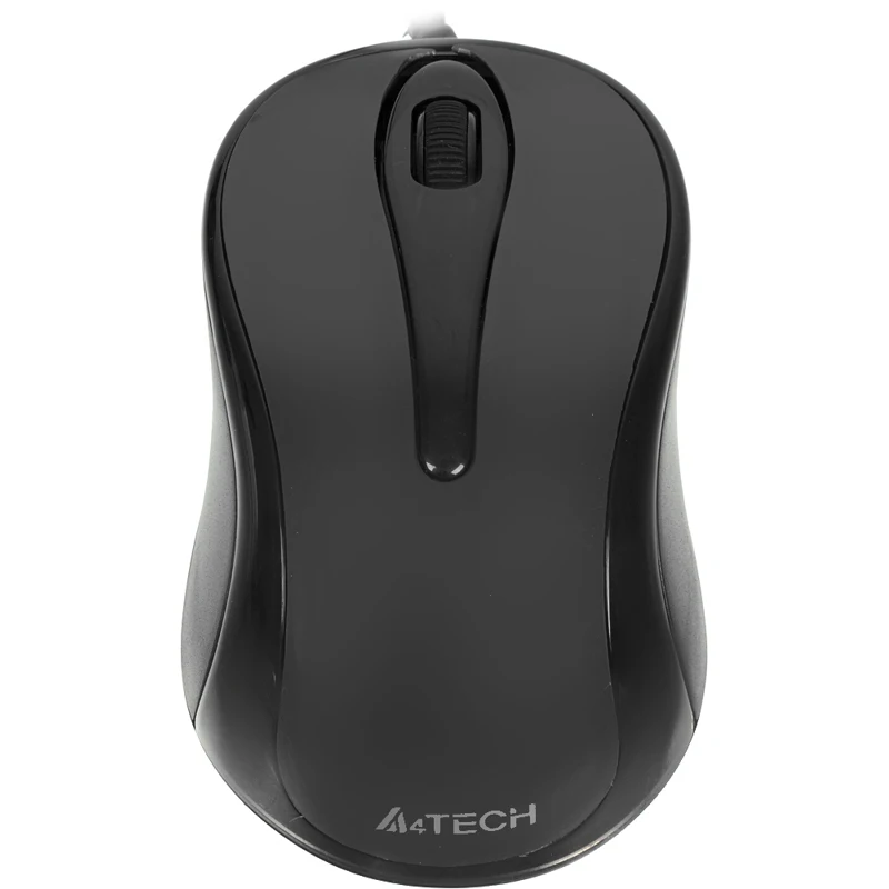 Мышь A4 V-Track Padless N-360-1 серый оптическая(1000dpi) USB(2but