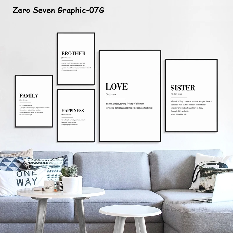 A5 A4 A3 A2 A1 Canvas Painting Fun Life Words Posters And Prints Living