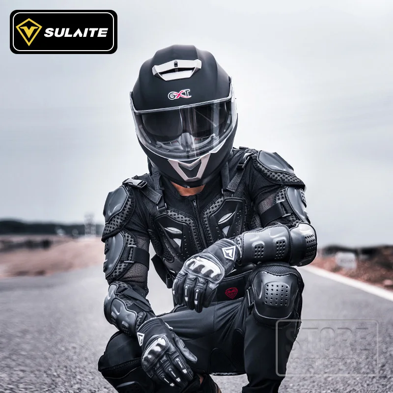 Motorcycle Jacket Pants Suit Men Protector Protective Gear Racing Body Armor Motocross Jacket Moto Motorbike Equipment Clothing