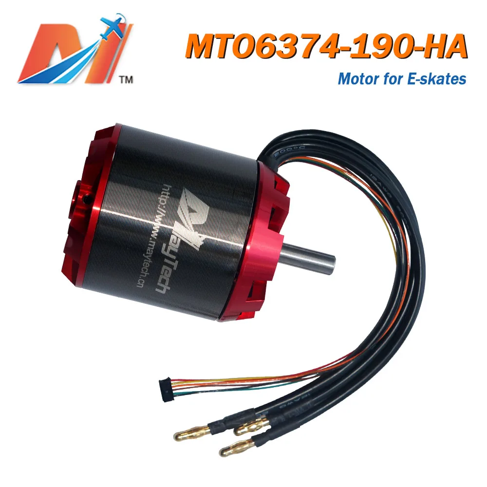 Maytech(6 шт.) скейтборда оборудование для 6374 190KV датчиками двигатель бесщеточный электродвигатель 48v 3000w комбо