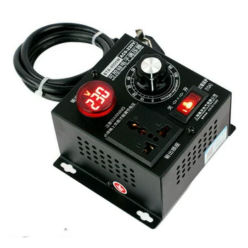

4000W High Power Motor Fan 220V Variable Electronic Voltage Regulator Controller Motor With Adjustable Knob