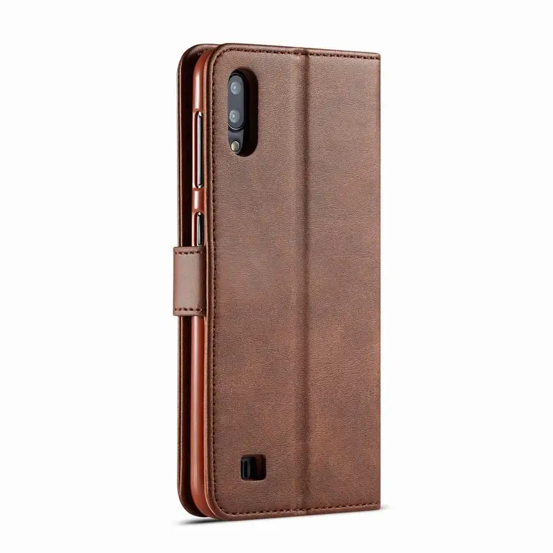Luxury Vintage Leather Flip Wallet Phone Case with Magnetic Closure