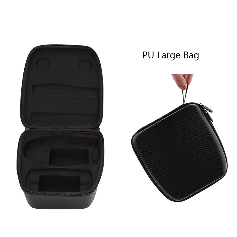 PU Large Bag Чехол для переноски, Портативная сумка для хранения DJI MAVIC Air Drone, корпус пульта дистанционного управления, сумка, дорожная коробка, защитная крышка, аксессуары - Цвет: PU Large Bag