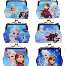 Disney кошелек для монет из мультфильма «Холодное сердце», детский мультяшный единорог, Железная пряжка, Сумка с зажимом, кошелек для монет, Детская сумочка для девочек, милый мини-кошелек