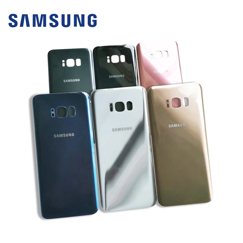 10 pcs Replacement Parts Back glass Rear Battery-Cover Housing For Samsung Galaxy S8 Plus S8 s8+ G955 G955F G950 G950F