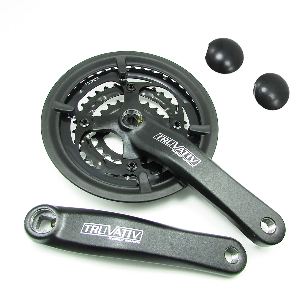 Tanie Mtb rower mechanizm korbowy 42 32 22T 170mm tarczy 7 8 9 prędkości 104BCD koło zębate rower rower górski rower zmiany biegów czworokątny otwór