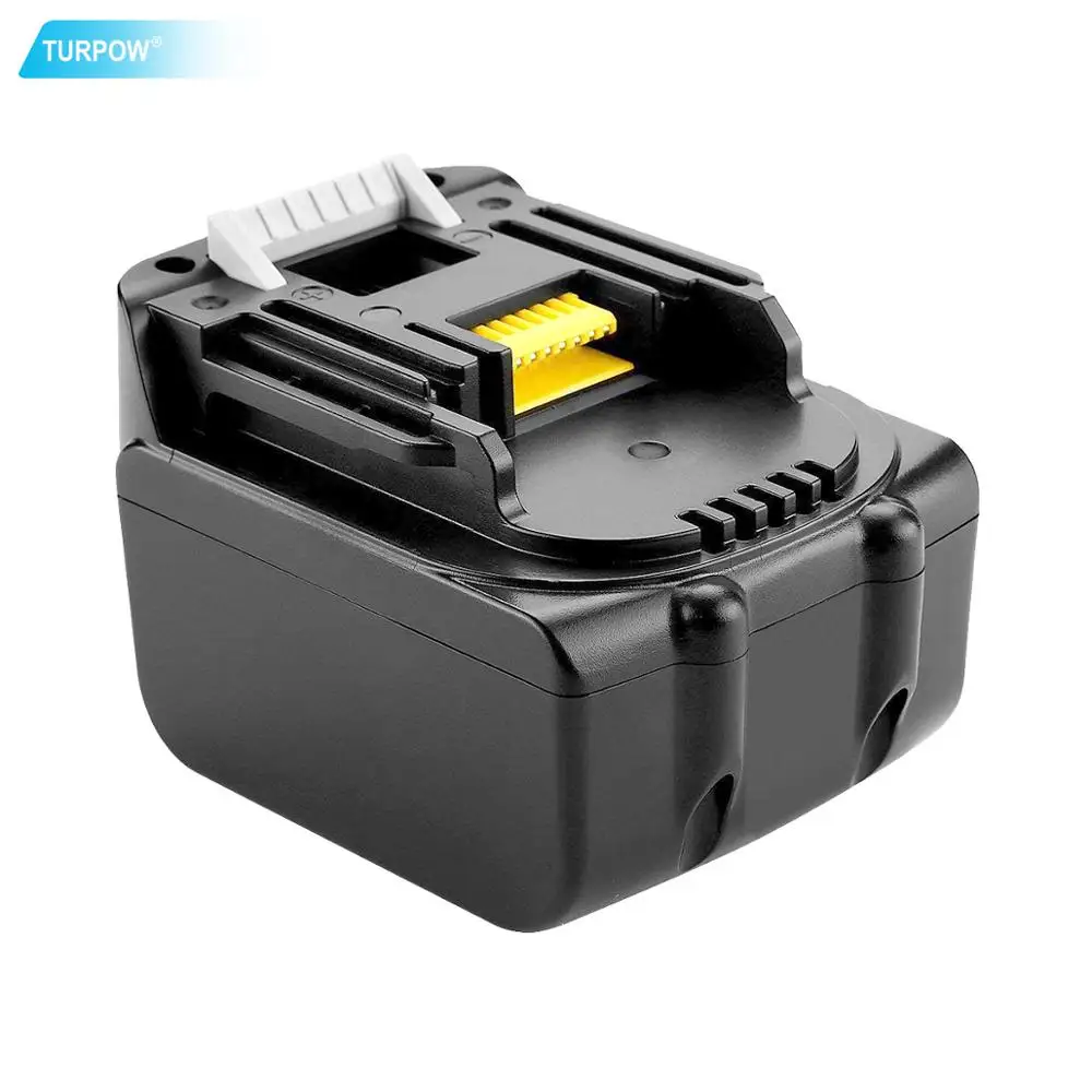 

Turpow New 4.0mAh 14.4V Li-Ion Battery For MAKITA BL1430 Replacement Rechargeable Lithium Ion LXT200 BL1415 194558-0 194559-8
