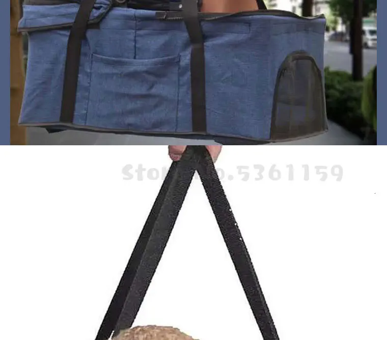 Pet Stroller Light Folding Folding Cart Cat Dog Teddy Nest Basket Outdoor Travel Supplies