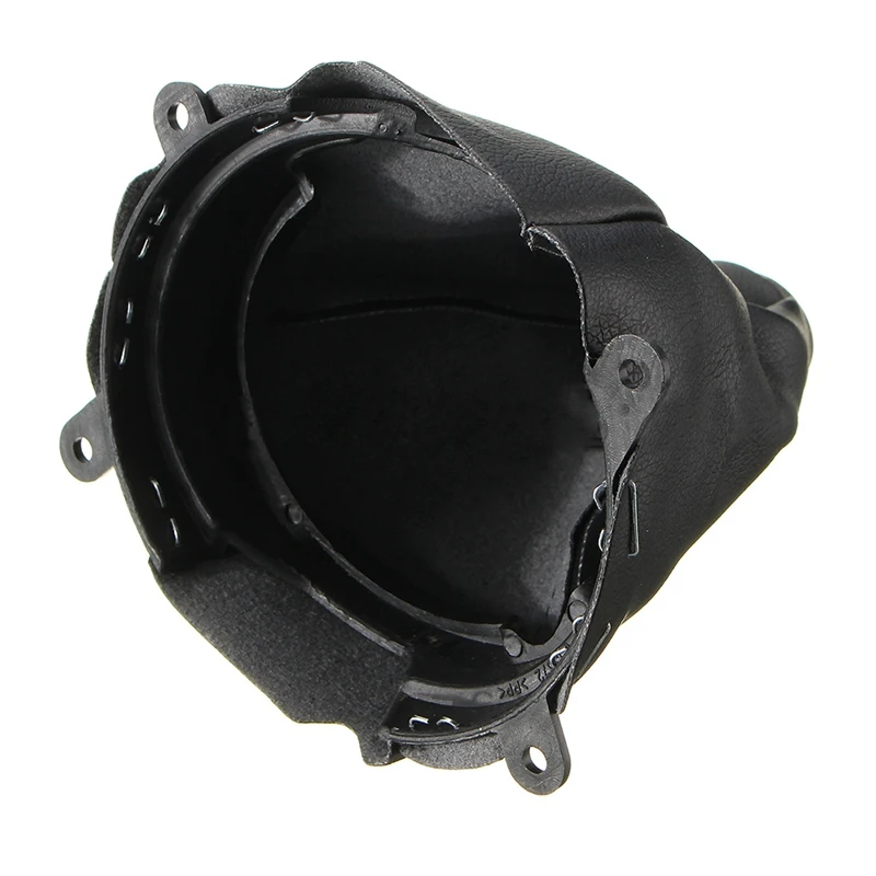 Manual Shift Shifter Boot PU Leather Stiched For Honda Civic Si 2006-2011 Black