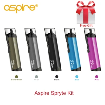 

Free gift E cigarettes pod kit aspire pod Aspire Spryte Vape Kit Built-in 650mAh Battery 3.5ml/2.0ml Pod Capacity Vaporizador