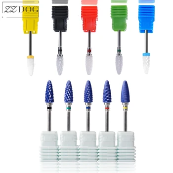 

1pcs pro nail drill bits set ceramic Milling Cutter for Nail Art Equipment Accessory nail polish Removal Beauty tools