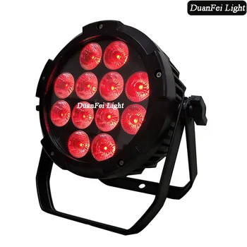 

4pcs stage led par rgbwa uv 12x18w indoor spot led lyre wash wall led par cans for dj show wedding ktv